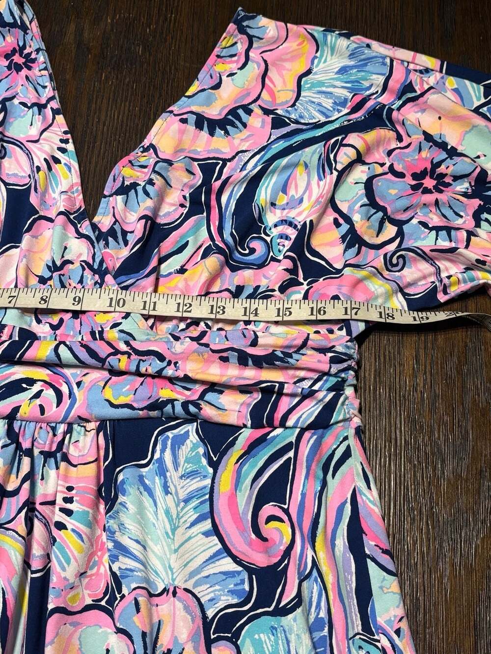 Lilly Pulitzer Del Lago Printed Flounce Dress Size XL - Picture 8 of 12
